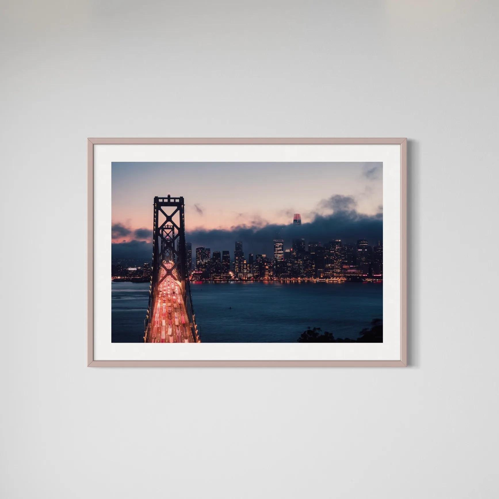Bay Bridge Dreamscape - 30" x 20", photography print by Will Van Eaton