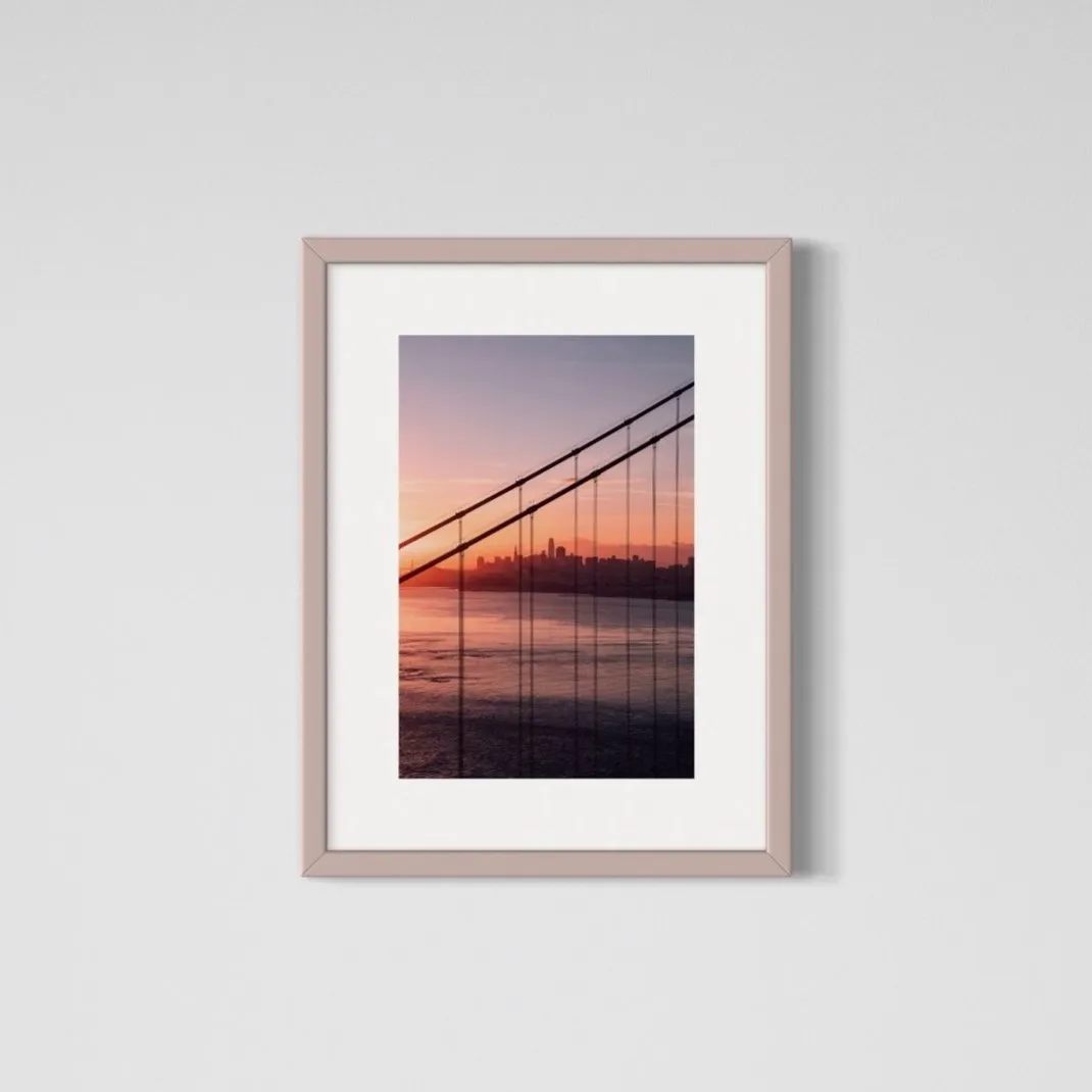 Skyline Through the Bridge - 8" x 12", photography print by Will Van Eaton