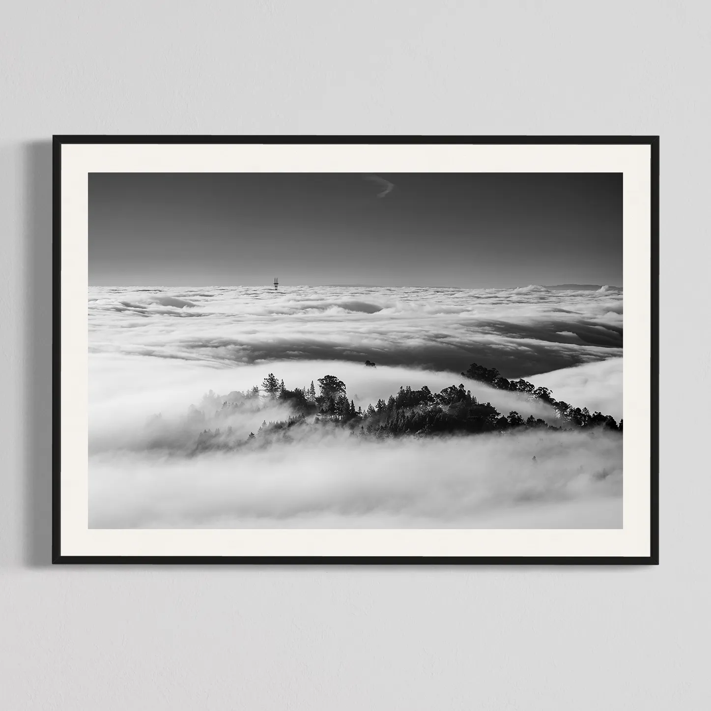 Sutro Through the Fog, photography print by Will Van Eaton