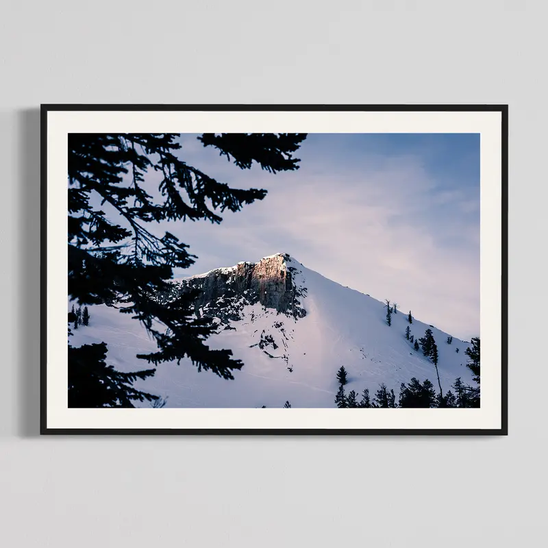 A Cold Sunrise at Ostrander, photography print