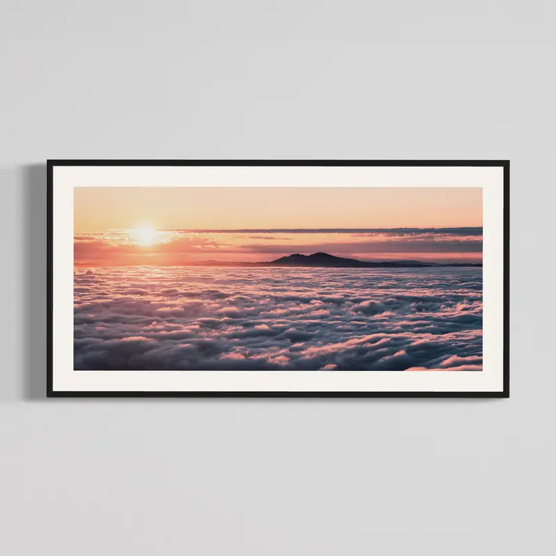 Dawn Patrol Sunrise - Panorama, photography print