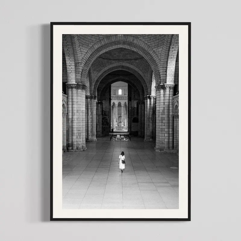 Fontevraud Abbey, photography print