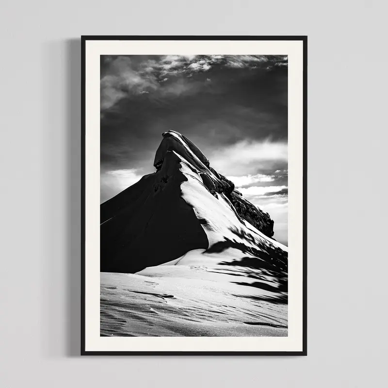 Snowy Ridge, photography print
