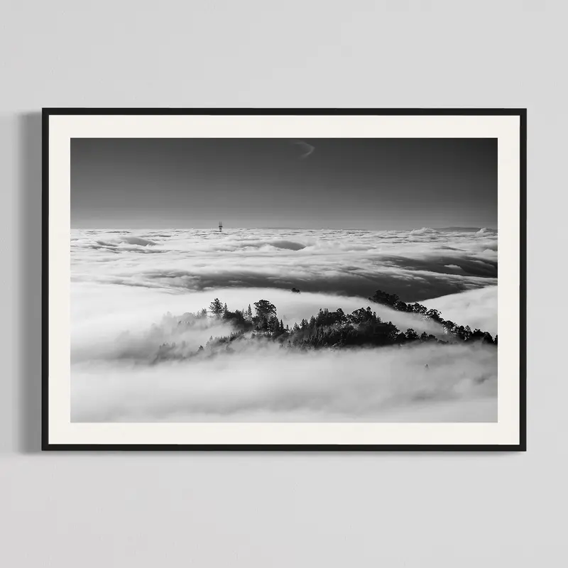 Sutro Through the Fog, photography print