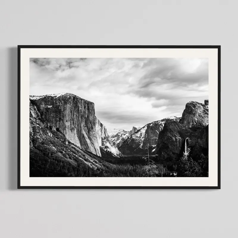 Yosemite Valley, photography print